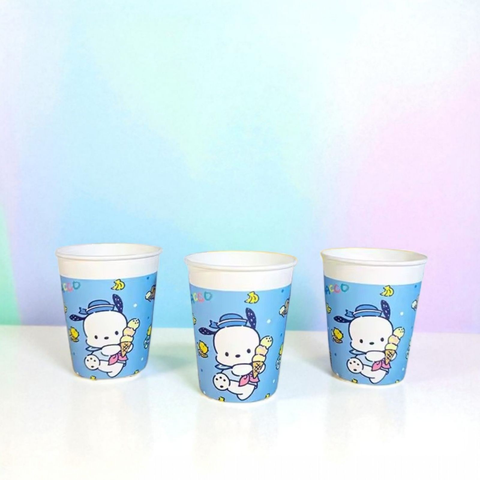250ml Sanrio Hello Kitty 50 Pc Thick Disposable Paper Cups All Occasion Birthday