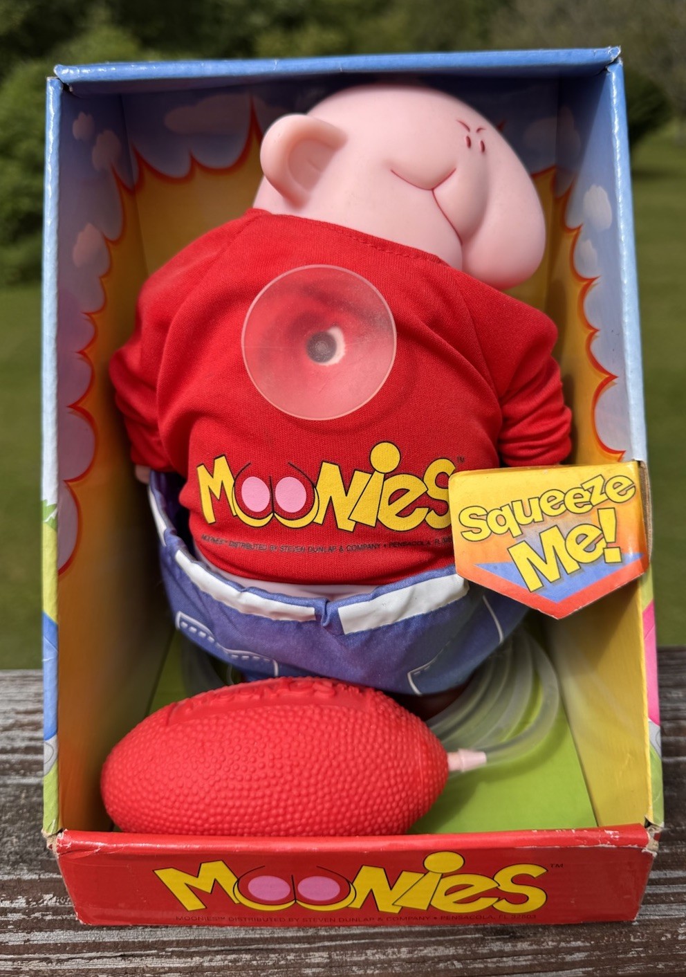 Vintage Moonies Squeeze Me Doll Steven Dunlap Novelty Toy New Old Stock