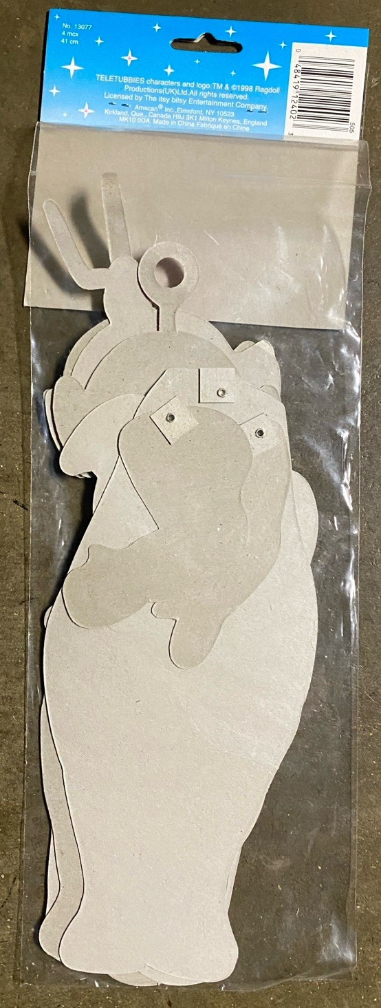 Vintage 1998 Teletubbies 16” Jointed Cutouts Decorations by Amscan – 4 pack New