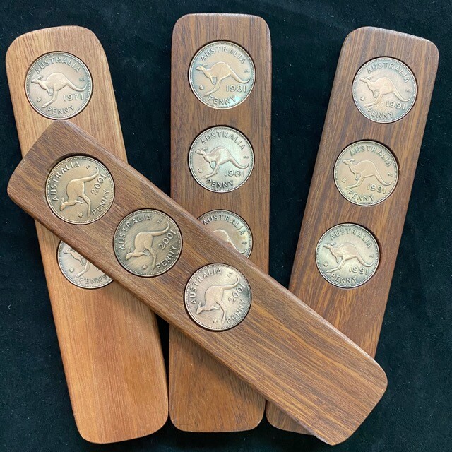 40th Birthday Present – 1986 Australian Penny 2UP Game – ANZAC Day Two-Up