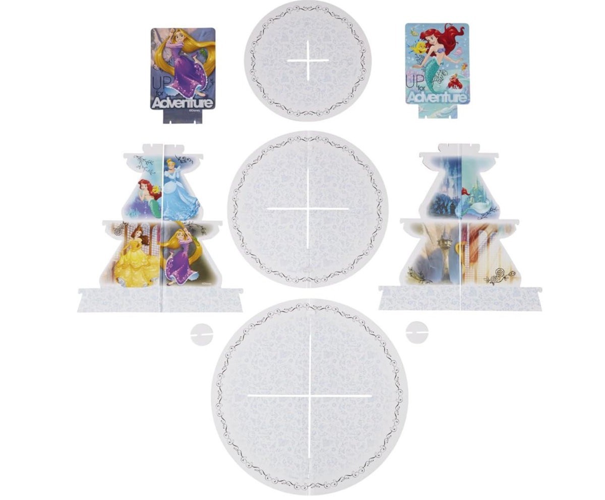 2 x Wilton Disney Princess 3 Tier Cupcake & Treat Stands BNIP