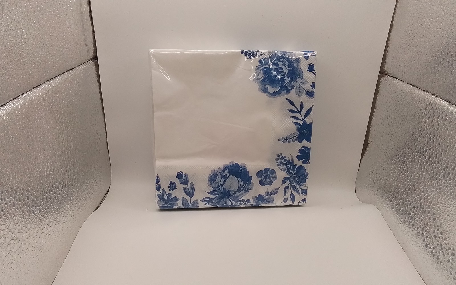Deep Scalloped Floral All Occasion Disposable Tableware Paper Plates and Napkins