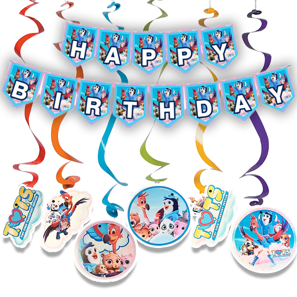 TOTS plate cup birthday party supplies favor centerpiece decoration event theme