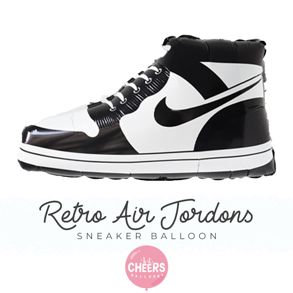 Sneaker Shoe Jordons Balloons || sneaker party, basketball theme, retro kicks