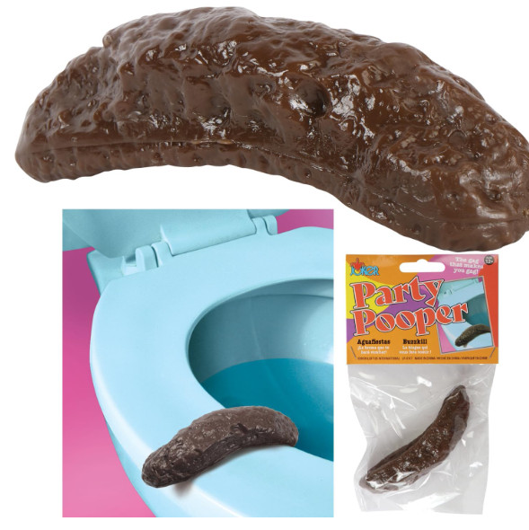 Bathroom Prank Fake Party Pooper Crap Turd – Human Poop Funny Joke Toilet Poo