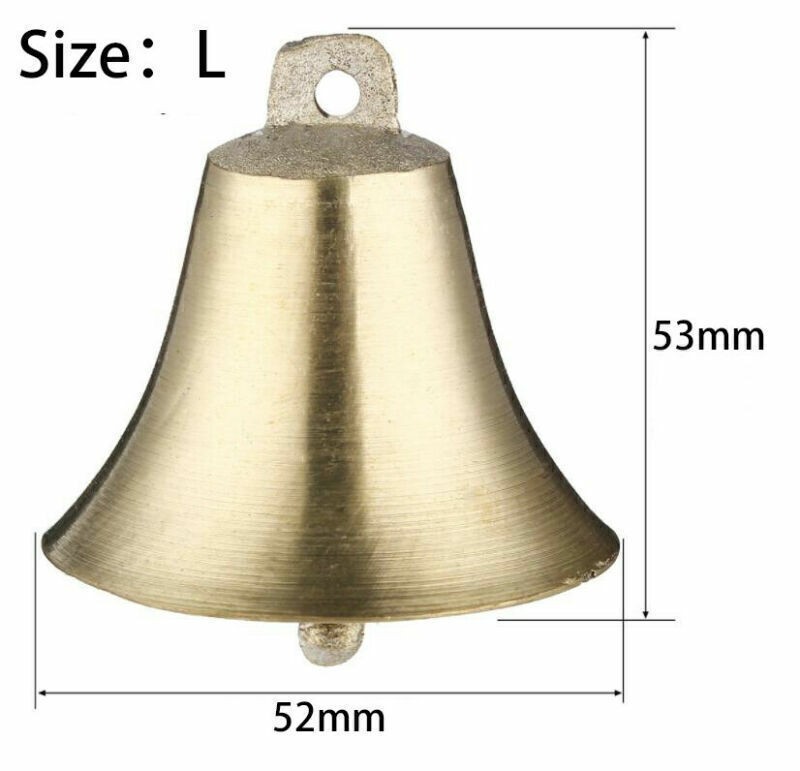 S/M/L Copper Bells Cow Horse Sheep Dog Animal Grazing Super Loud Cattle Farm