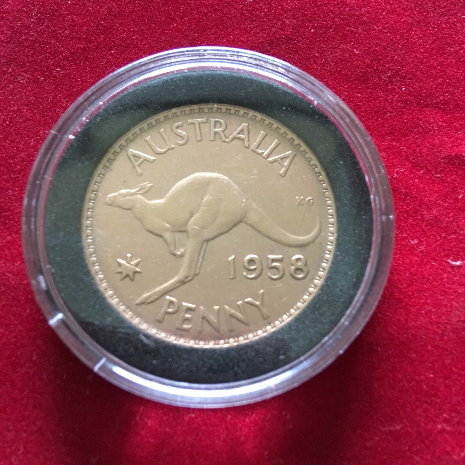 21st Wedding Anniversary Gift Present 2003 Australian Penny in a Capsule