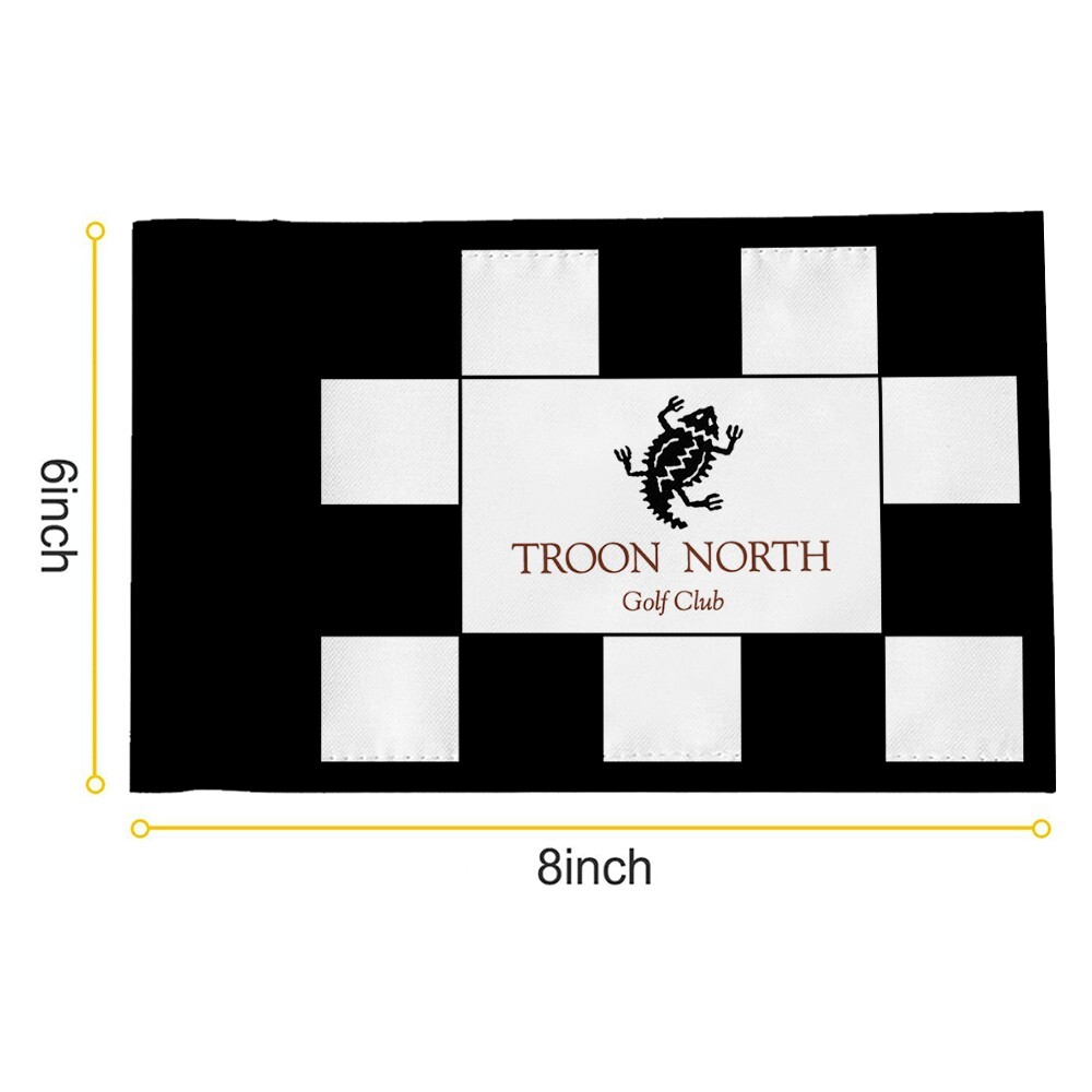 TROON NORTH GOLF CLUB TROON Golf Pin Flag PGA Tour Regulation Tube Flag 8x6Inch