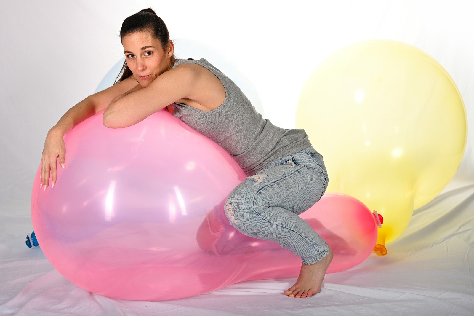 20x WorldBalloon WB-Q32″ Giant Crystal Balloons * Longneck * 80cm + Ø * Thick
