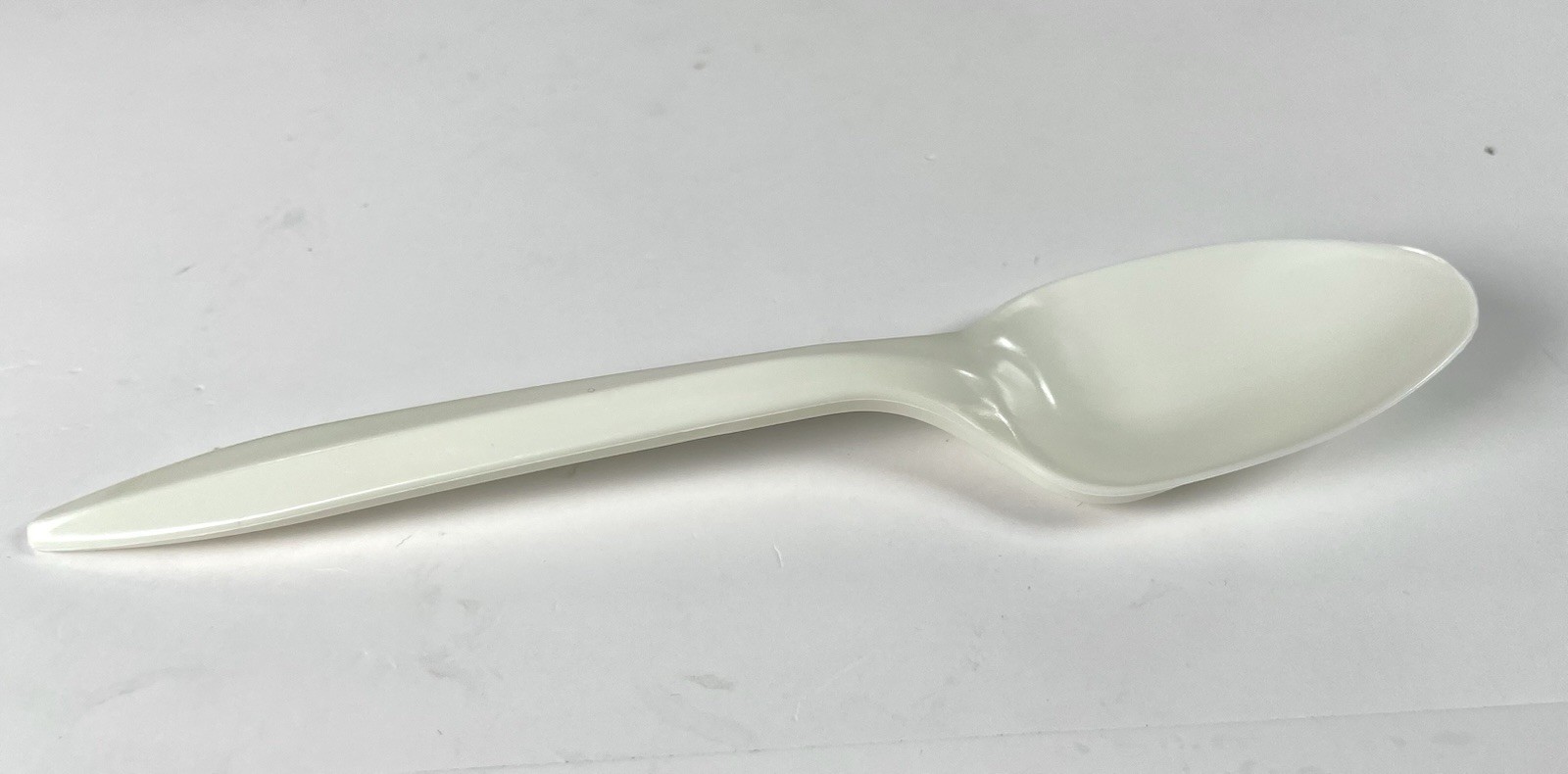 1000 Individually Wrapped Plastic Spoons Disposable Medium Weight Durable WHITE