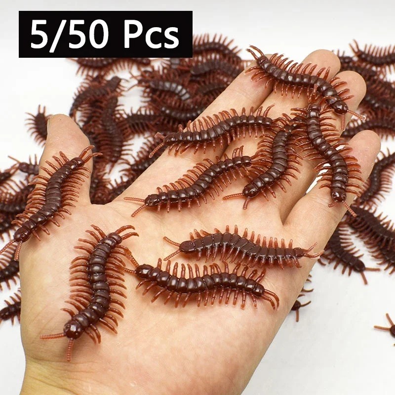 Prank Cockroaches Realistic Cock Roach Rubber Fake Creepy Bugs Gag Toy Joke