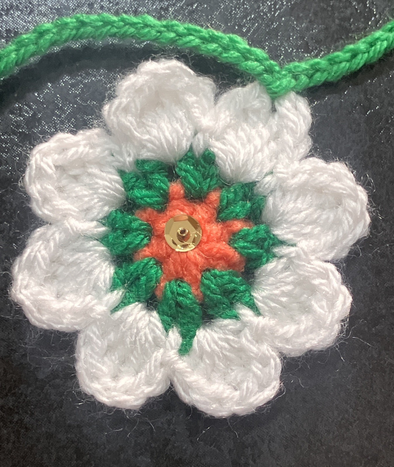 NEW crochet Shamrock Clover Bunting lucky Irish Window camper Birthday day gift