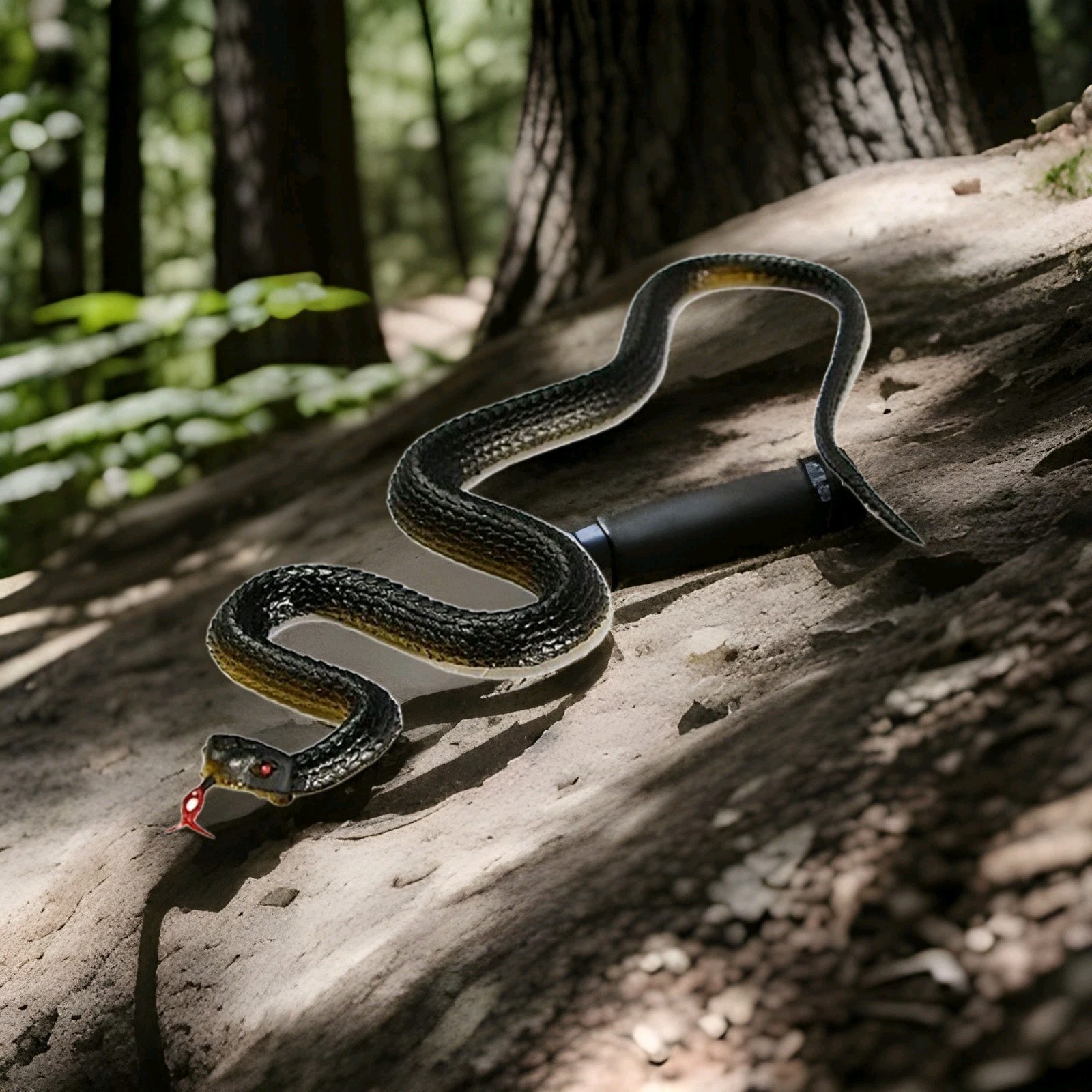 Realistic Rubber Fake Snake Halloween Prop Joke Prank 1 Foot Long New