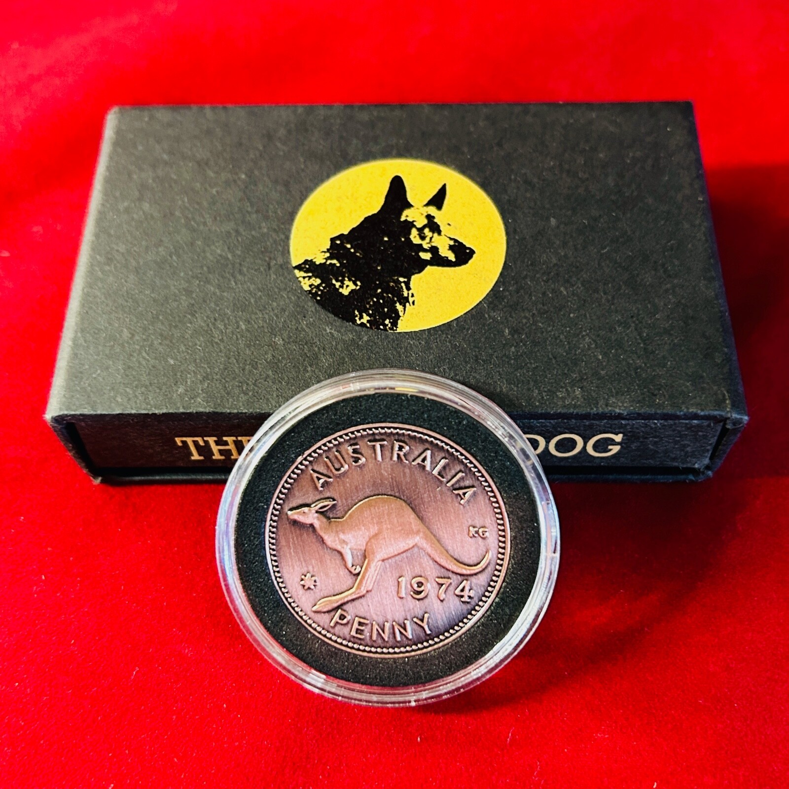 21st Wedding Anniversary Gift Present 2003 Australian Penny in a Capsule