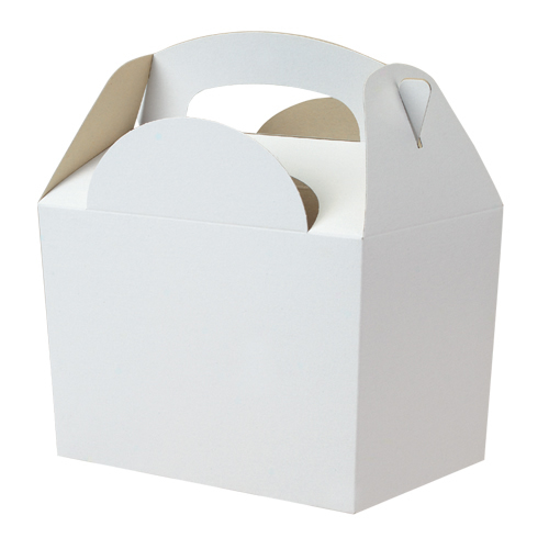 10 Plain Solid Colour Party FOOD BOXES – Childrens Kids Birthday Gift Favour Bag