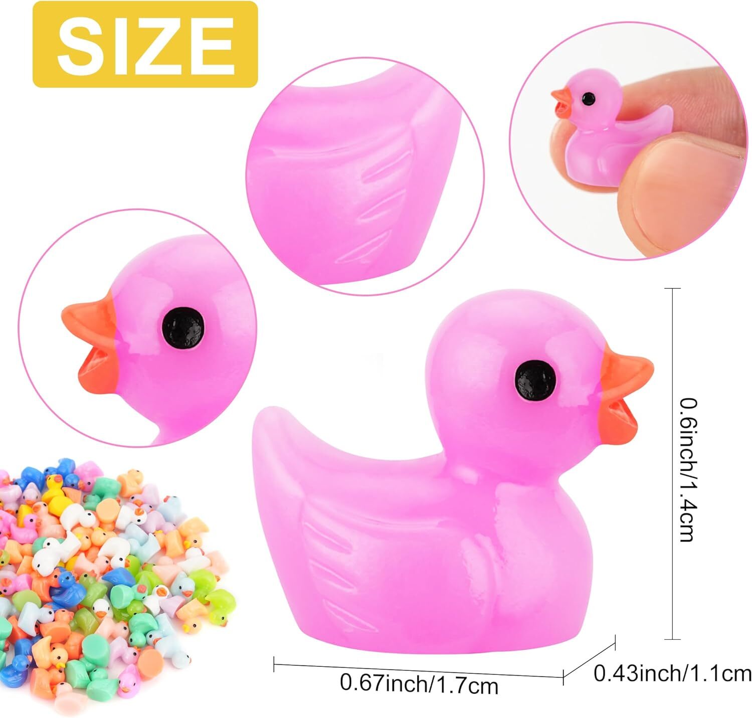 260 Pack Jeep Resin Ducks In Bulk 13 Color Ducks For Ducking Cruise Ducks Small