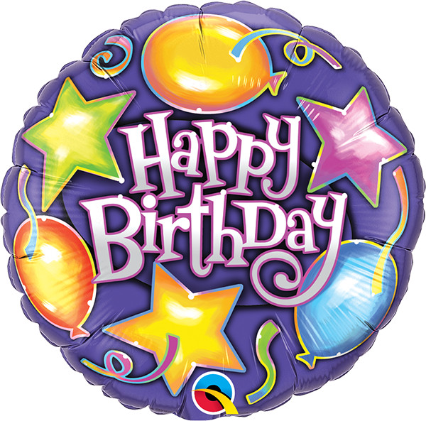 Birthday Balloons 18in/46cm