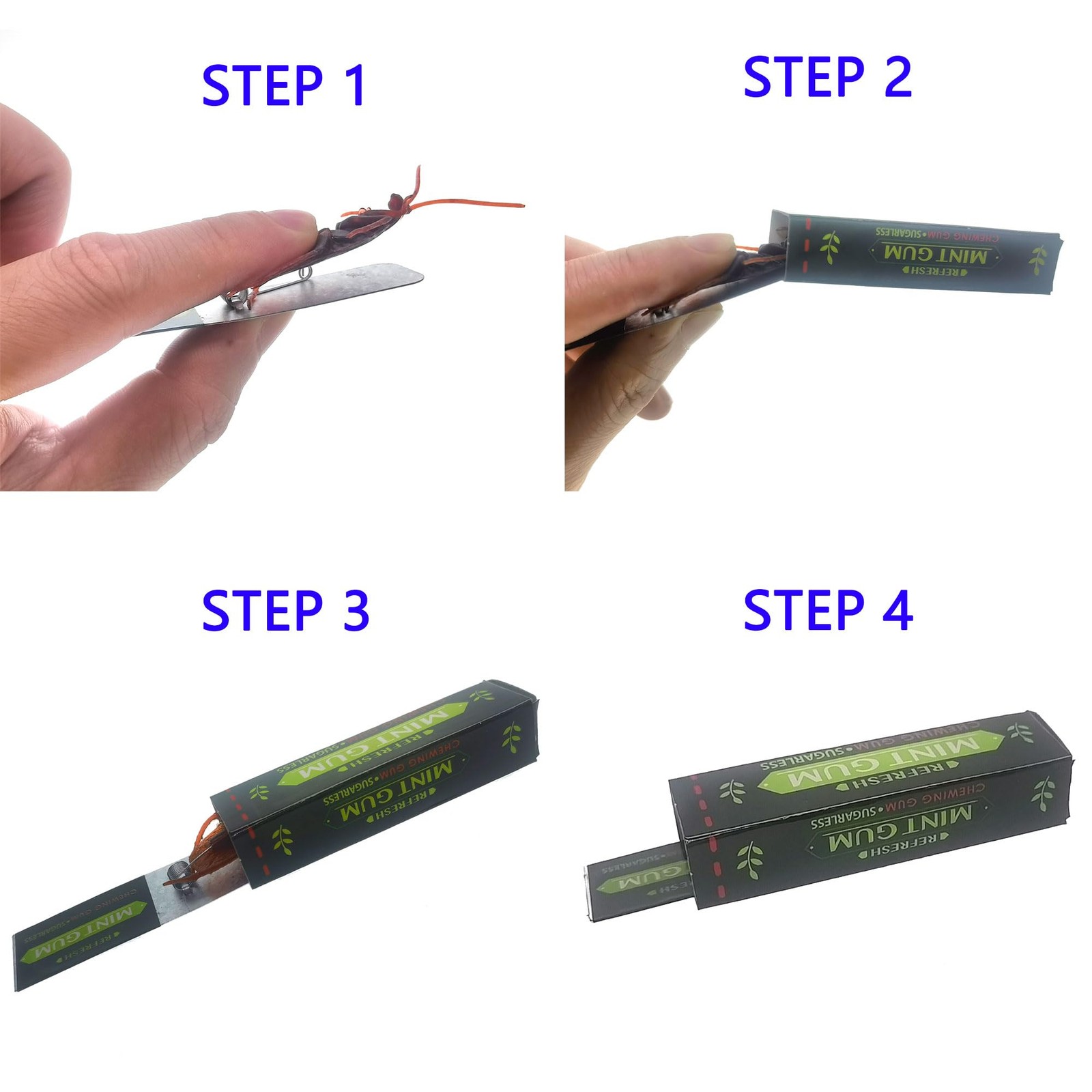 Cooplay 4PCS Roaches Prank Chewing Gum Spoof Cockroach Head Toys Gadget…