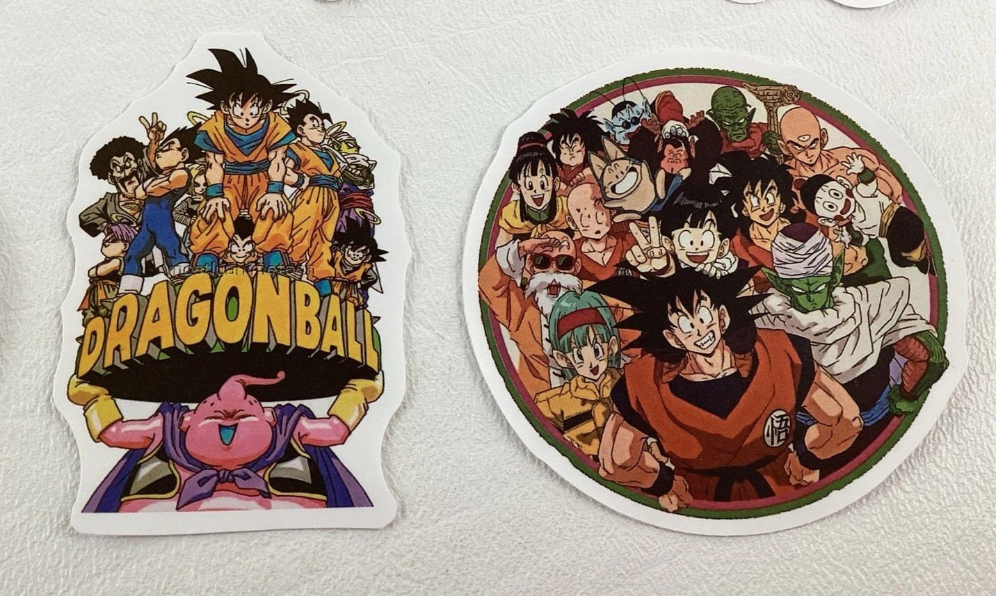 Dragon Ball Z Stickers 46 Lot Birthday Party Favors Medium Size Assorted