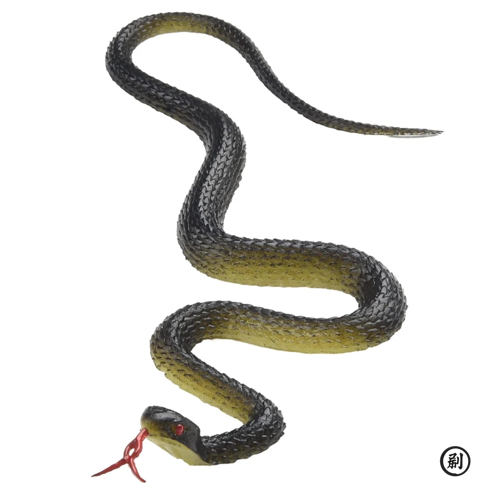Fake Rubber Snake Toy, 45Cm Realistic Prank Trick Toy with Tongue Stick Out, Per