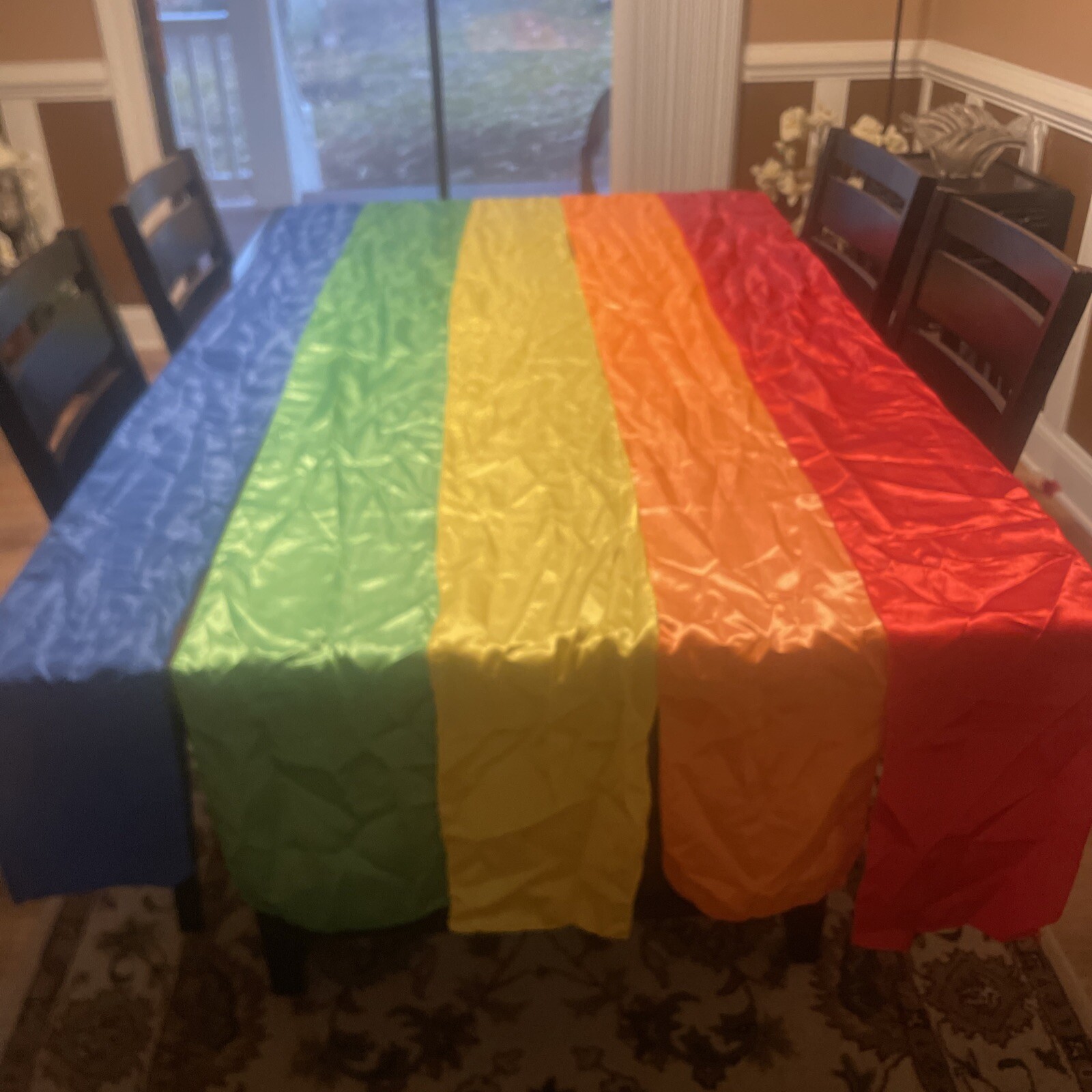 Rainbow Color Ribbon Type Fabric FREE SHIPPING
