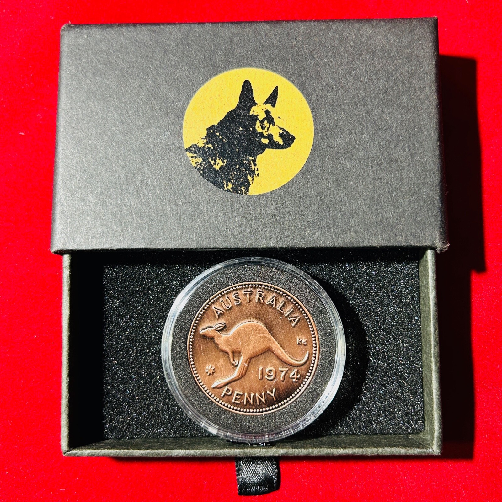 20th Wedding Anniversary Gift Present 2004 Australian Penny in a Capsule