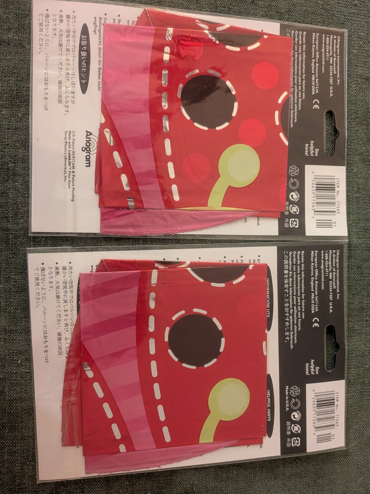 Cute Ladybug 17″ Foil Balloon New Maylar Party Supplies Decor