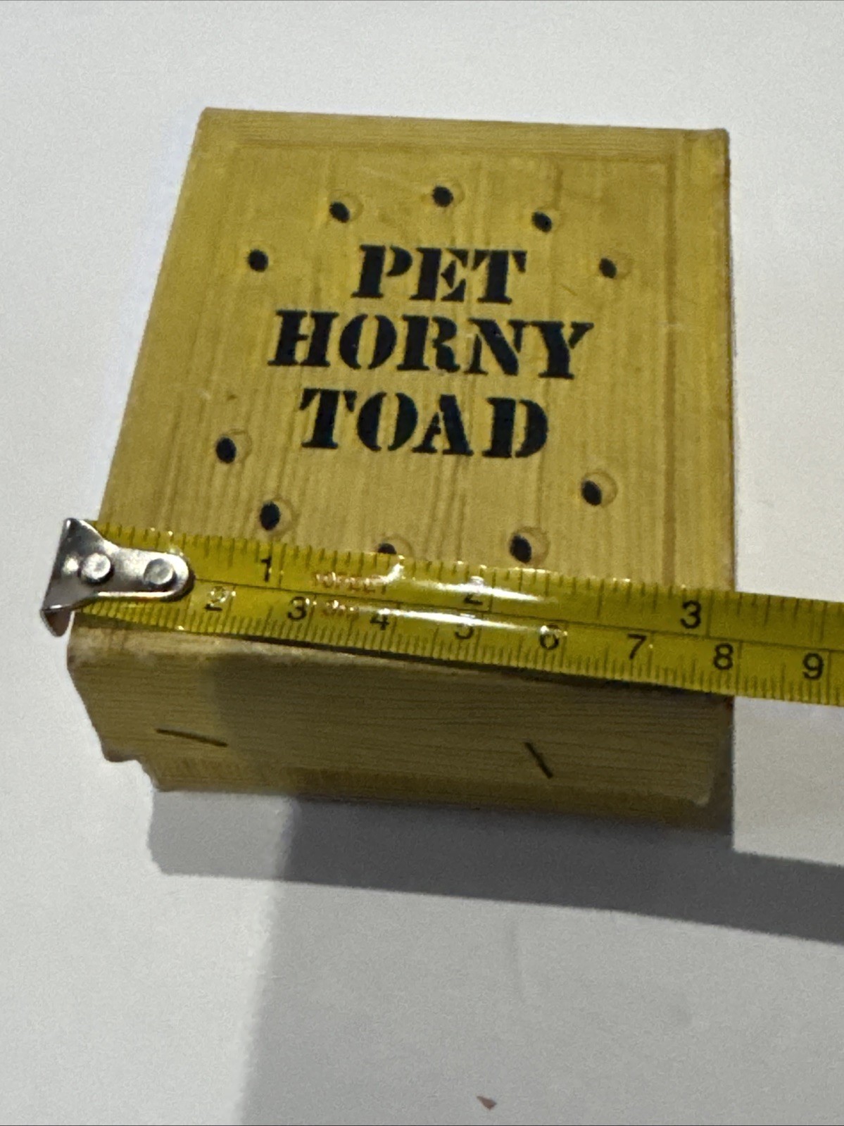 1976 ADULT ONLY Gag Gift Vintage “Pet Horny Toad” In Box Novelty Green Frog
