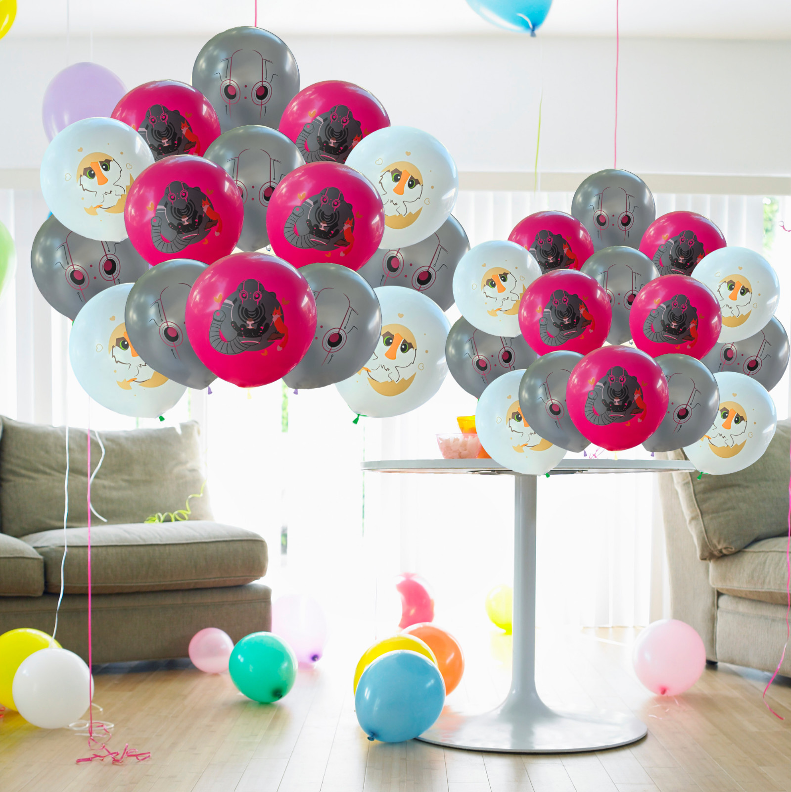The Wild Robot Party Supplies happy birthday centerpiece decoration cup plate