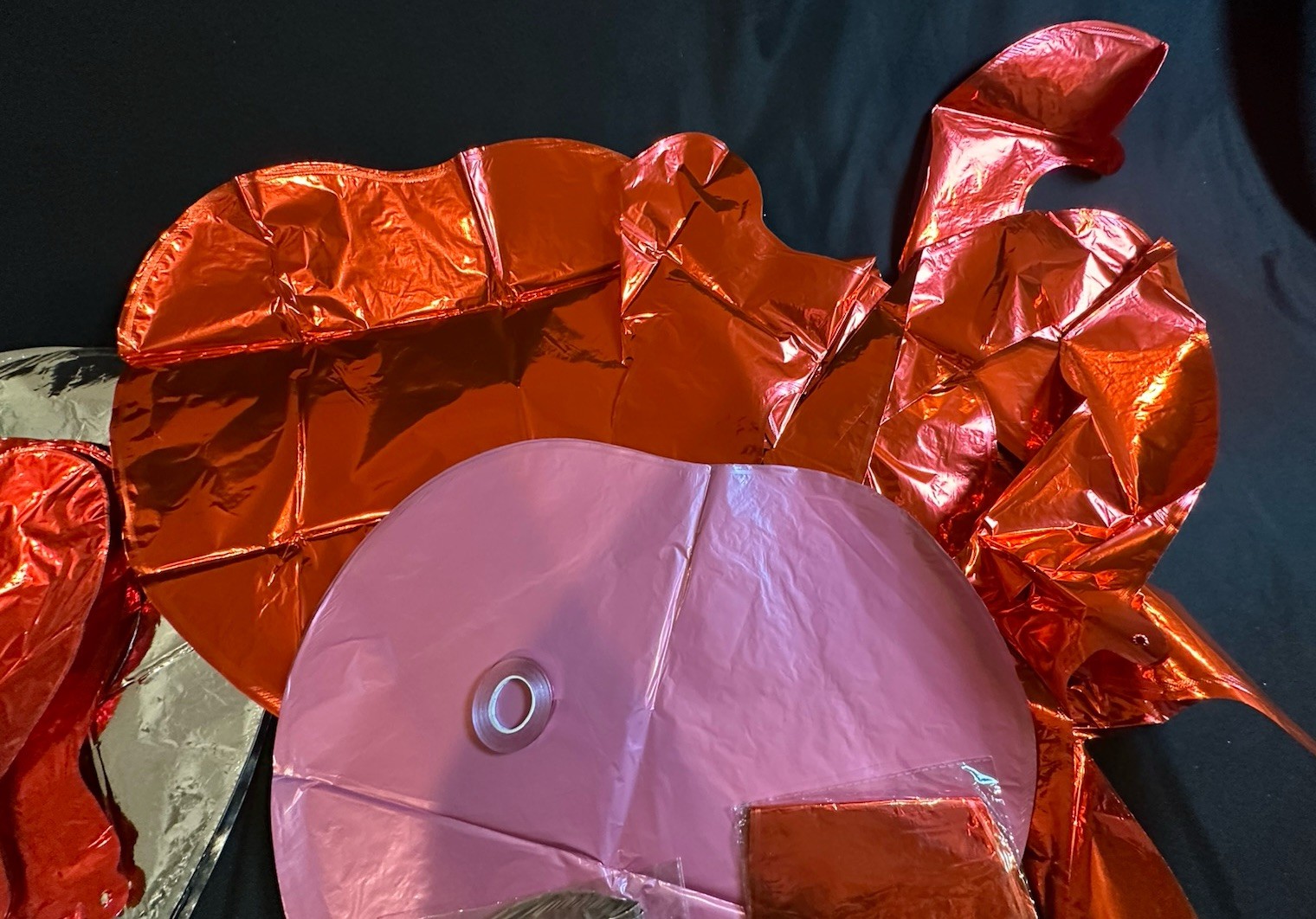 NEW Mylar Balloons Red Hearts Balls Huge Lot Of 82 For Party, Love & Marriage
