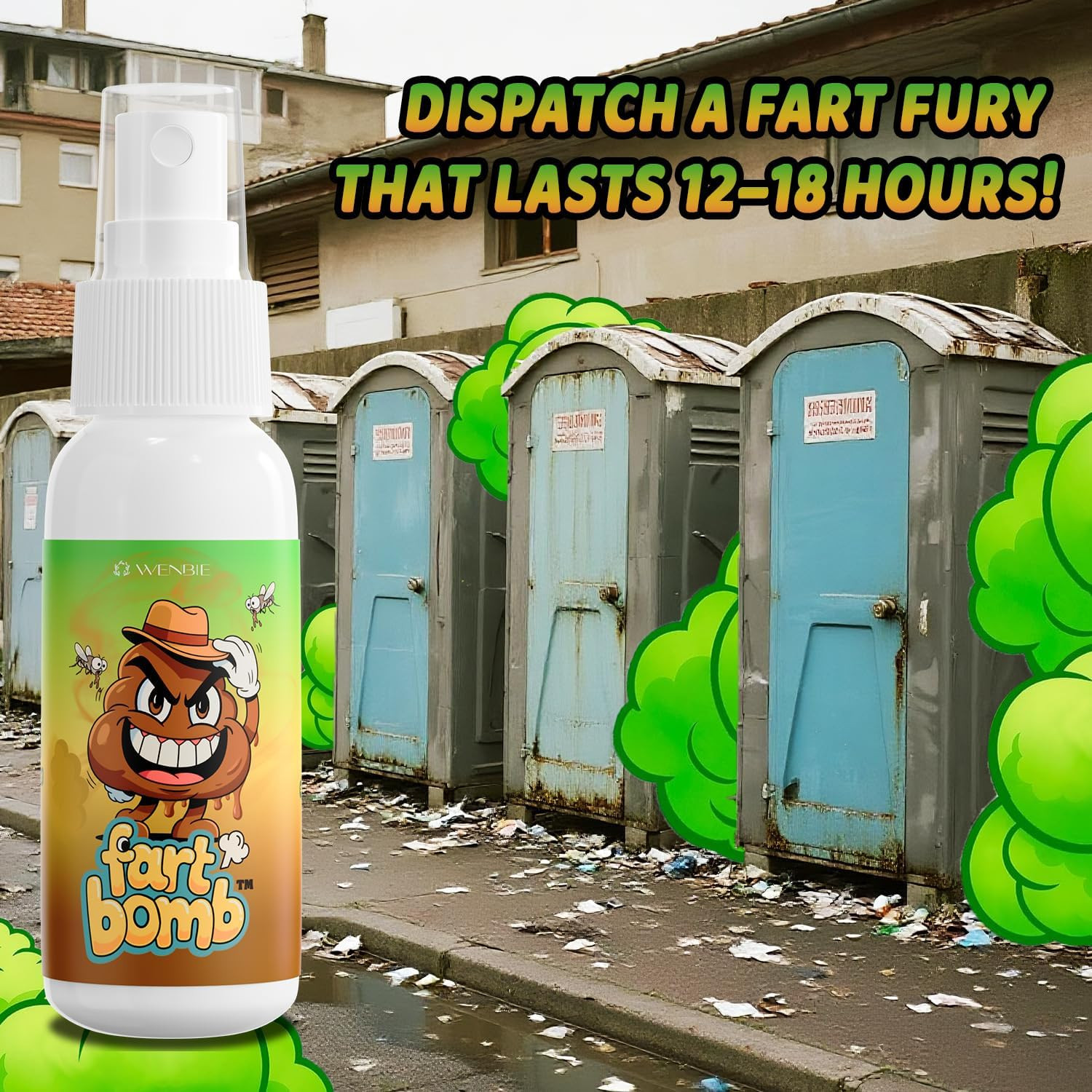 Fart Spray Extra Strong – Fart Bomb 50Ml – Liquid Assfart Spray – Smells like Re