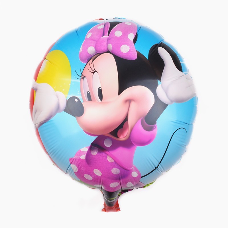 10 Pcs Disney Minnie Mouse Birthday Balloons – Party Supplies Decorations 18 in