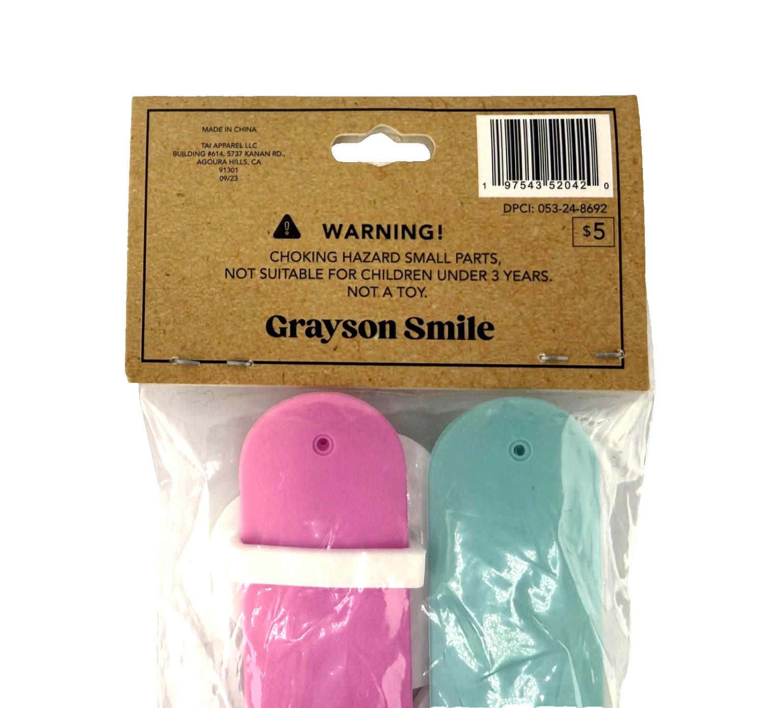 Spritz Grayson Smile Smiley Face Slap Band Party Favors, Set of 2 – 4 Packs