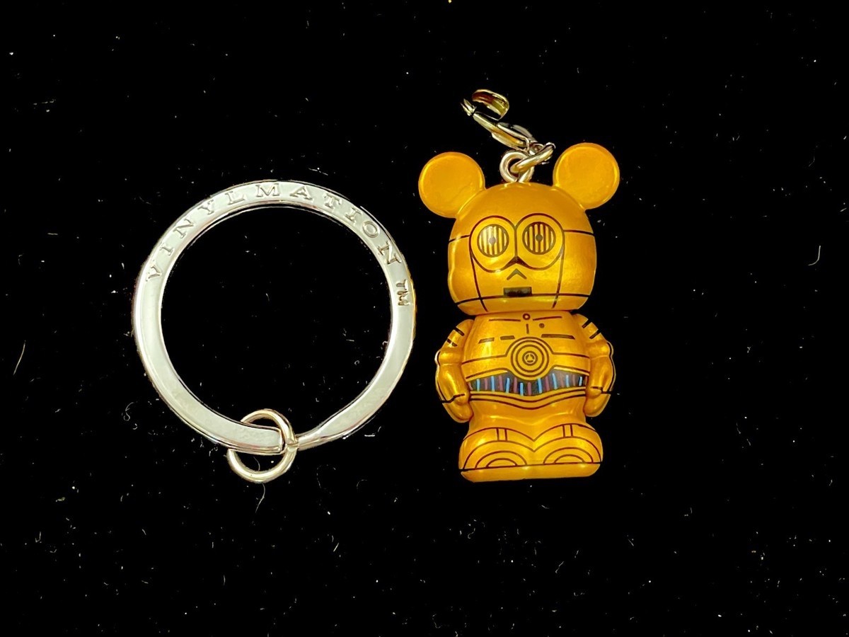 4x Disney Park Authentic Party Favors Star Wars Droid Toy+Keychain Sealed Mickey