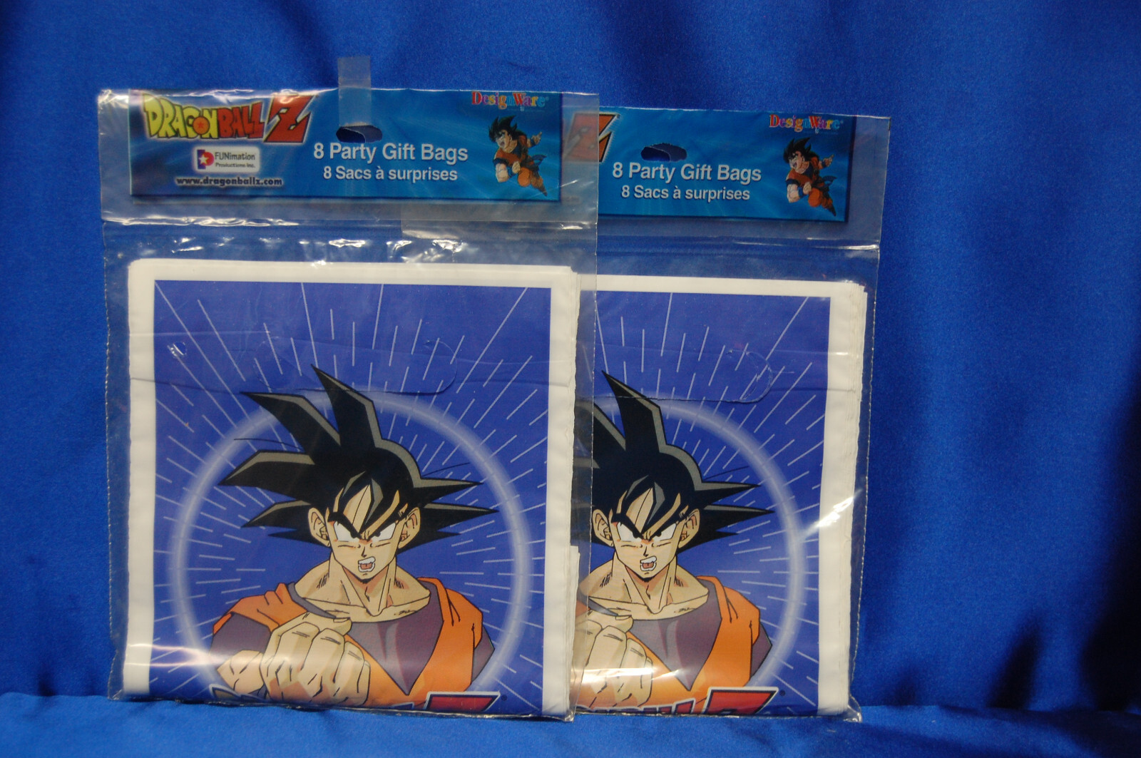 Dragon Ball Z Party Loot Bags DBZ Loot Bags 2 – 8 CT Sets NEXT DAY SHIP
