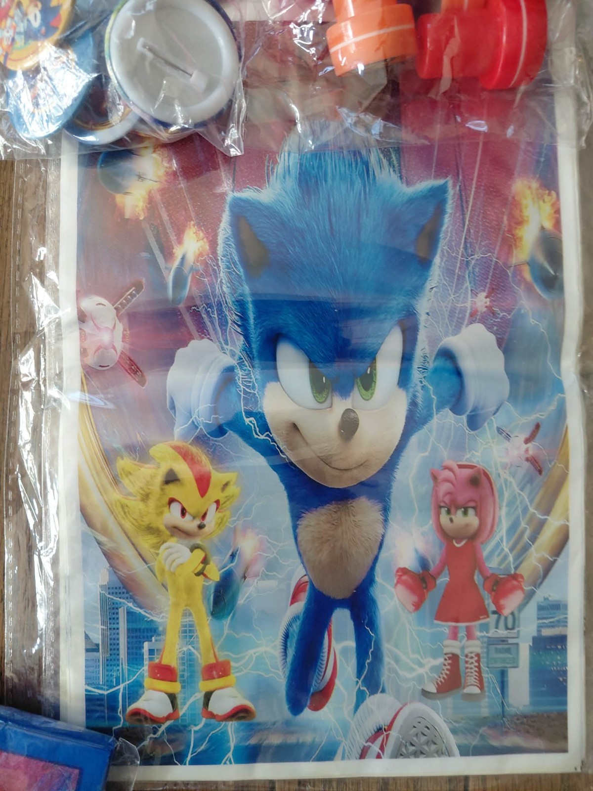 Sonic the Hedgehog Kids Birthday Party Supplies Variety Set