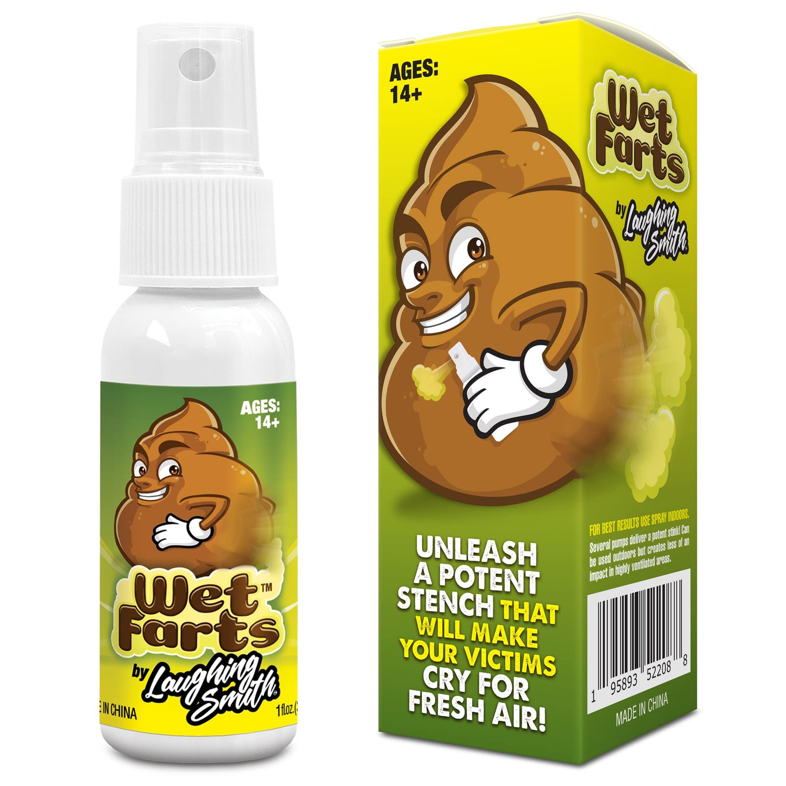 Wet Farts Potent Stink Spray Extra Strong Stink Hilarious Gag Gifts & Pra…