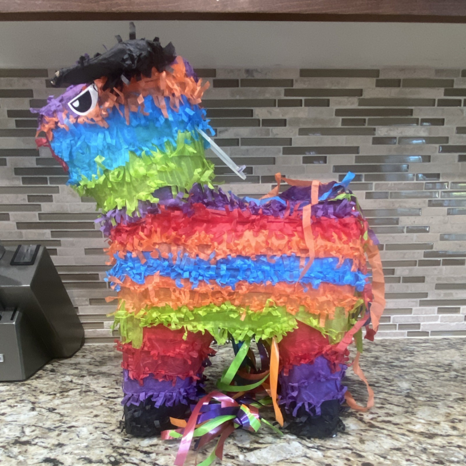 Multicolor Donkey Piñata Animal Theme Party Decoration 2020-Now Rainbow Colorful