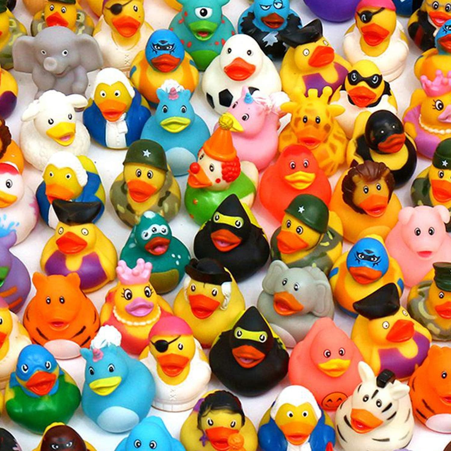 Rubber Ducks in Bulk,Assortment Duckies for Jeep Ducking Floater Duck Bath Toys