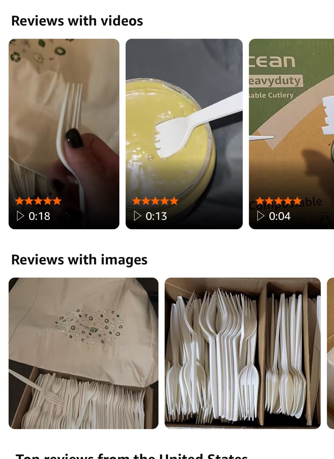 200 Compostable Spoons 6.7” Extra Heavy Duty Biodegradable Disposable Cutlery