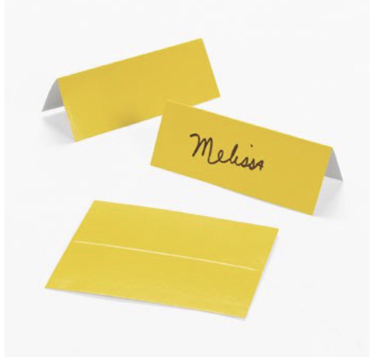 24 GREEN Place Cards Regular Size Card stock All Occasion Wedding Birthday