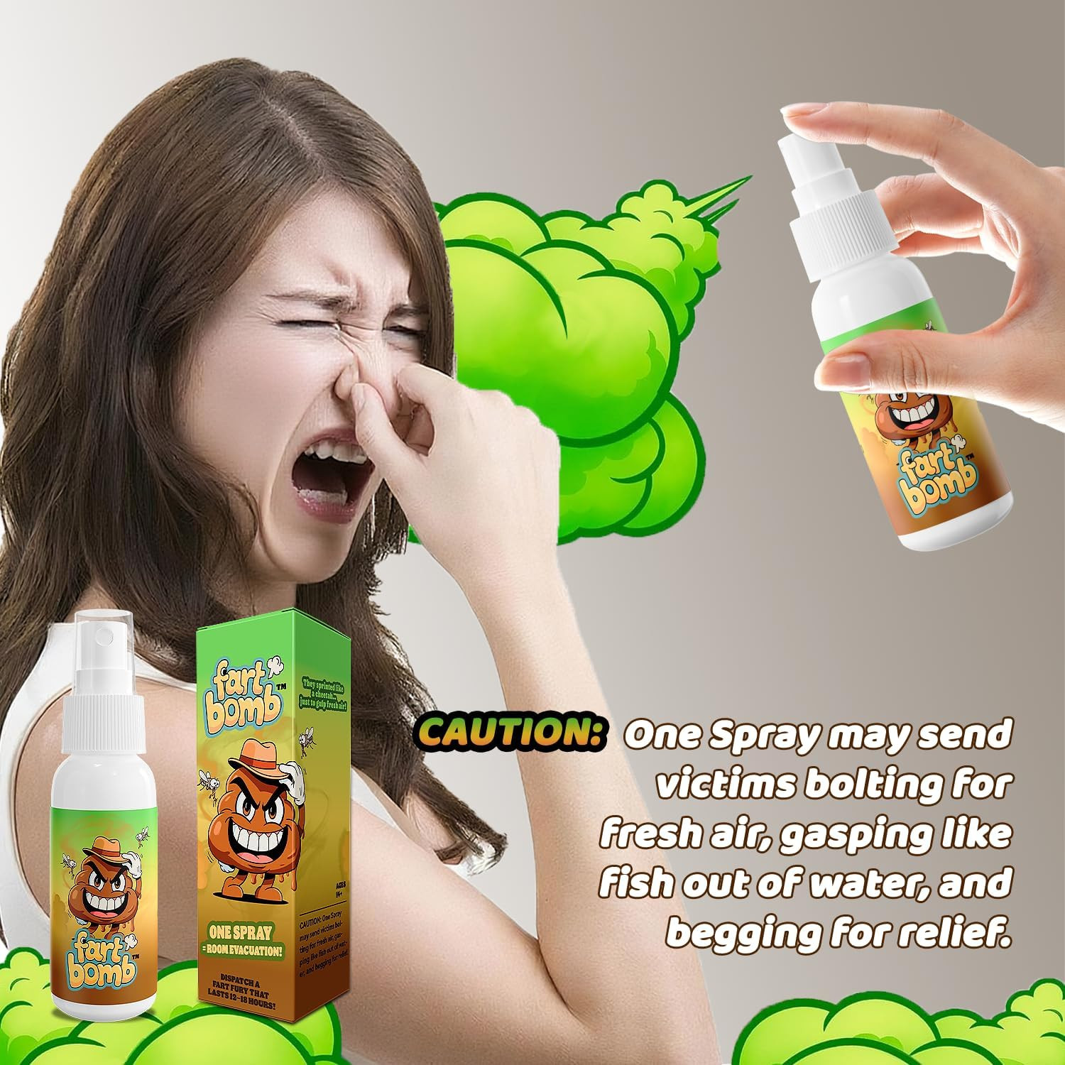 Fart Spray Extra Strong – Fart Bomb 50Ml – Liquid Assfart Spray – Smells like Re