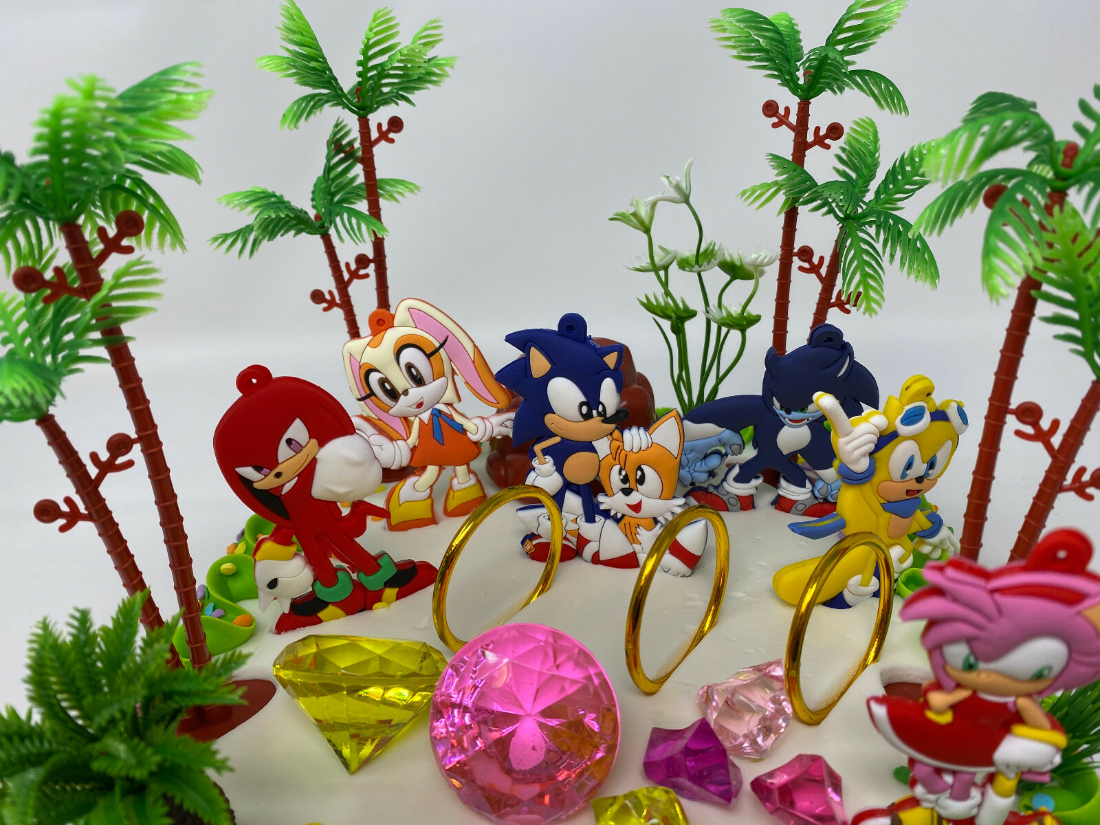 Sonic The Hedgehog 2 Birthday Cake Topper Set ~BRAND NEW~