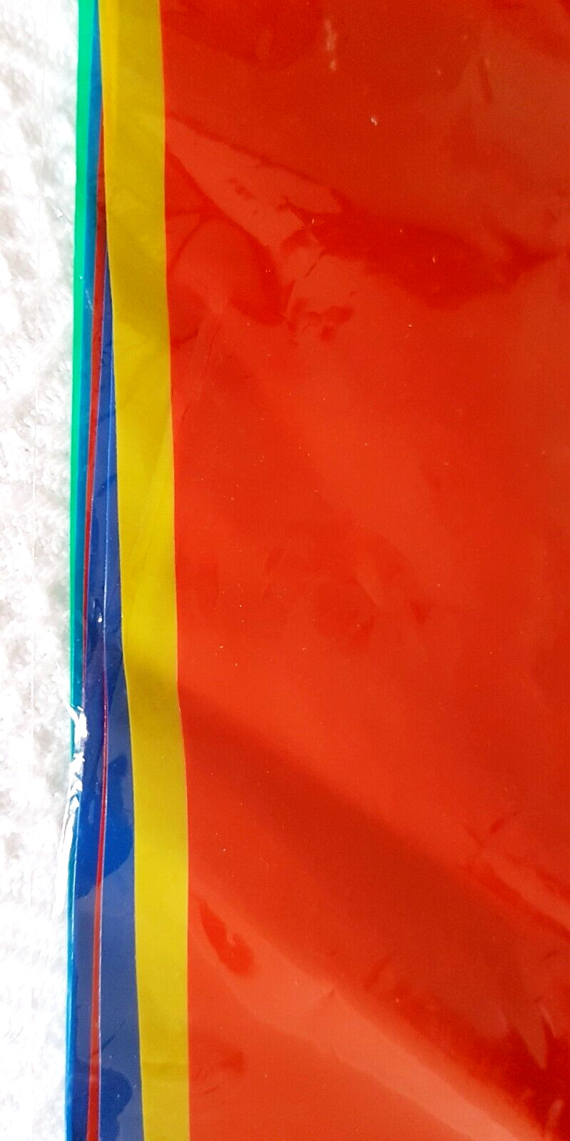 Triangle Bunting ~ String of 12 Flags in Primary Colours ~ 5m ~ PVC ~ Sealed