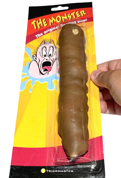 GIANT MONSTER POO Crap Fake Joke Prank POOP Turd Gag Rubber Dog Floating Jumbo