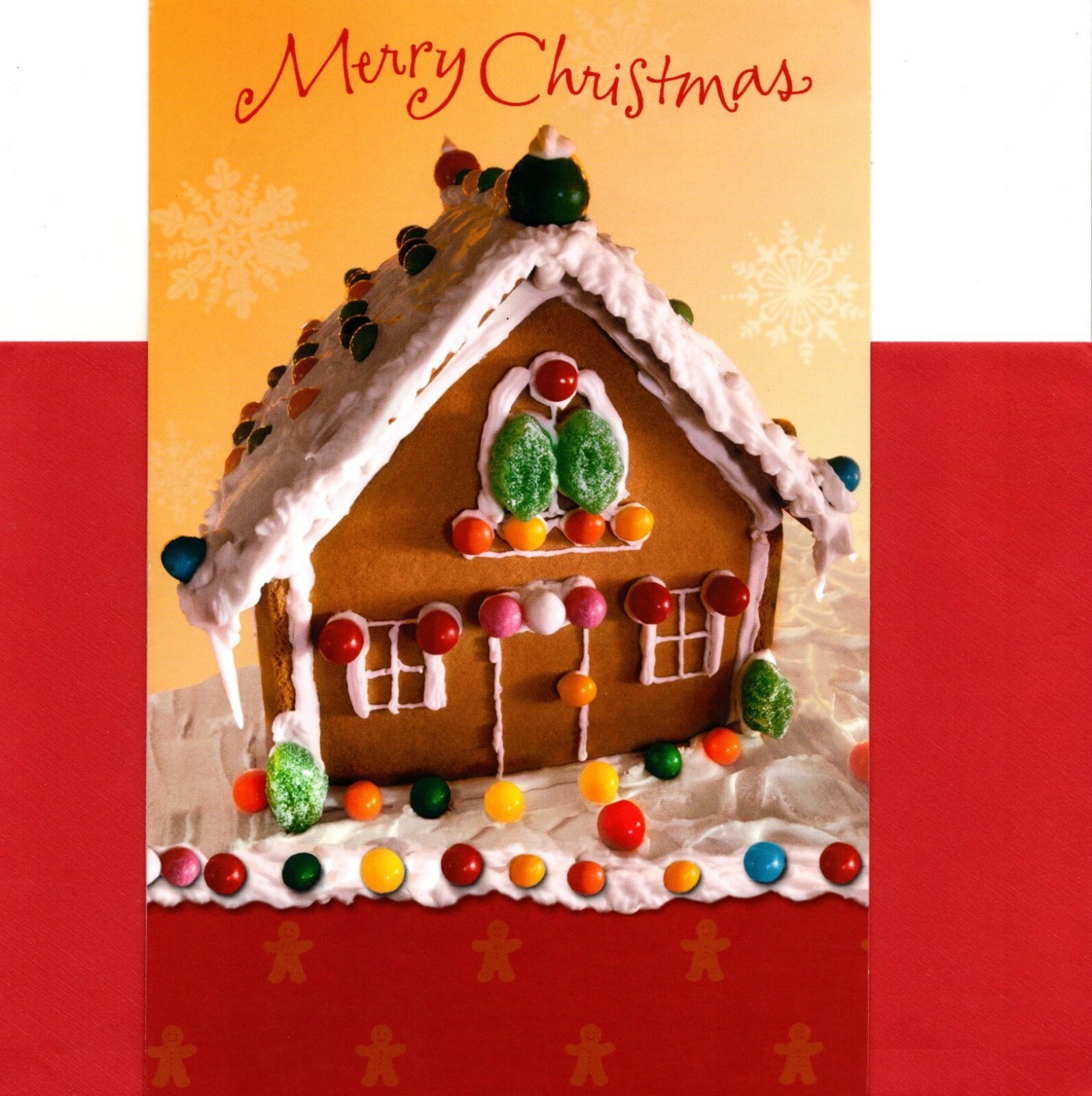 Merry Christmas Gingerbread House Theme Greeting Card By American Greetings