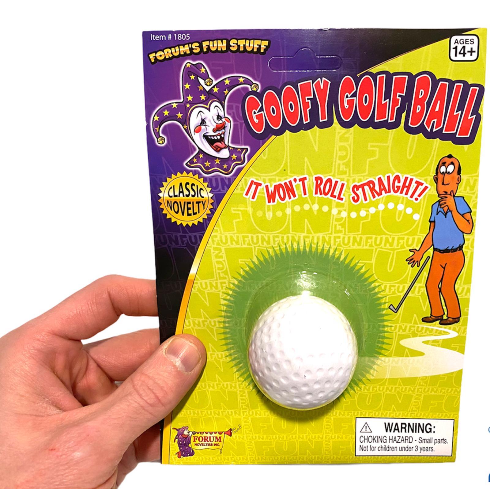 Goofy Unputtable Golf Ball ~ Moving Wiggling Wobble ~ Gag Prank Trick Joke Toy