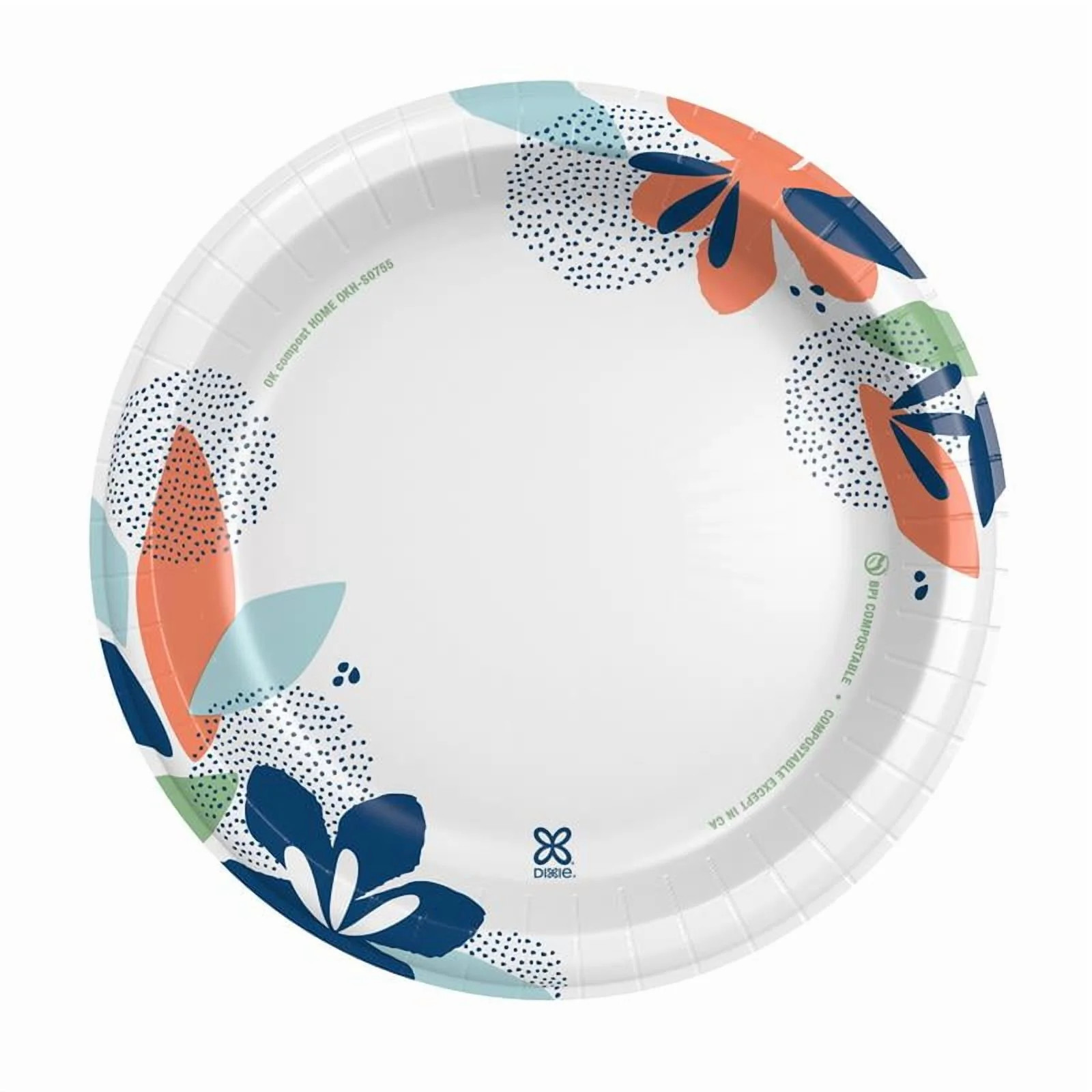 Disposable Paper Plates, 10″, Multi-Color, 150 Count