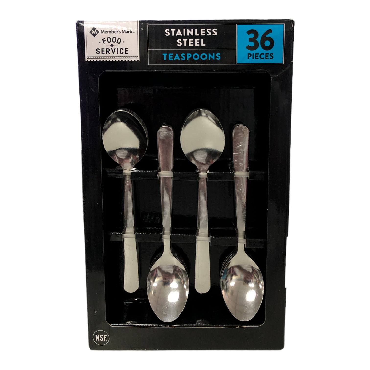 Member’s Mark Stainless Steel Food Service Teaspoons Box – 36ct