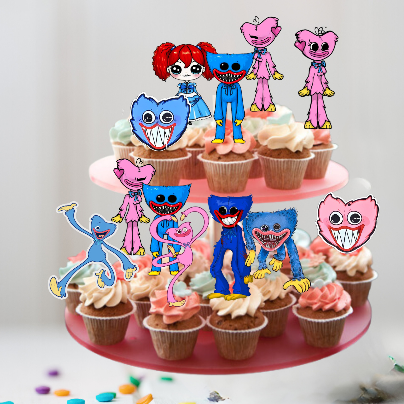 Hugggy Wugggy Party Supplies happy birthday centerpiece decoration cup plate
